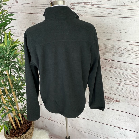 🌴VINTAGE 1946 BLACK 1/4 ZIP FLEECE NWT - Picture 6 of 7